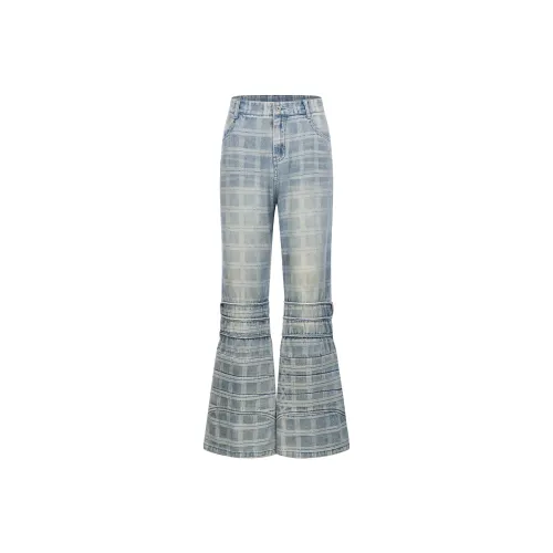 BLIND402 Светло-синие унисекс джинсы