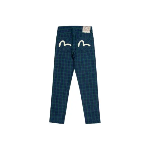 EVISU Джинсовый Синий Мужские Джинсы