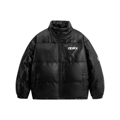 GDRX Хлопковый пуховик Унисекс Черный