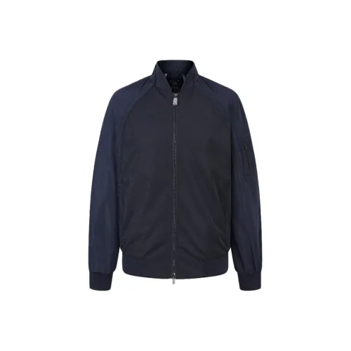 Corneliani FW24 Куртки и Пальто Мужской Темно-синий Синий