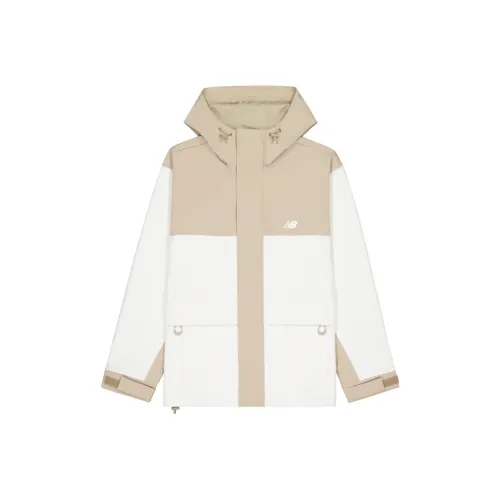 New Balance совместная куртка унисекс белого цвета