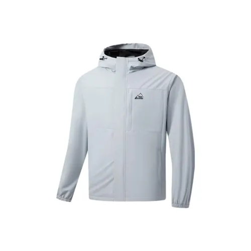 PEAK Серебристо-серый Мужской Тренч