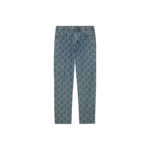 GUCCI Blue Men's Jeans GUCCI Синий Мужские Джинсы