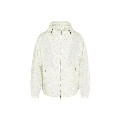 EMPORIO ARMANI SS25 Куртки и Пальто Мужской Белый