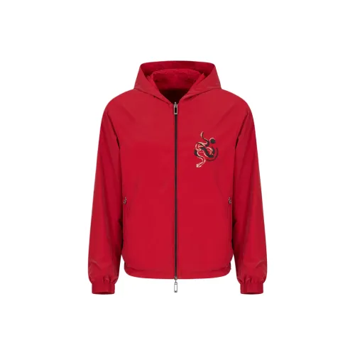 EMPORIO ARMANI SS25 Куртки и Пальто Мужской Красный