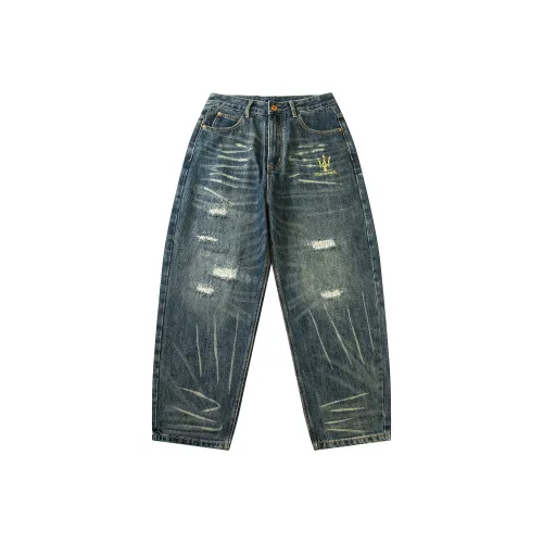 Maserati Синие Унисекс Джинсы