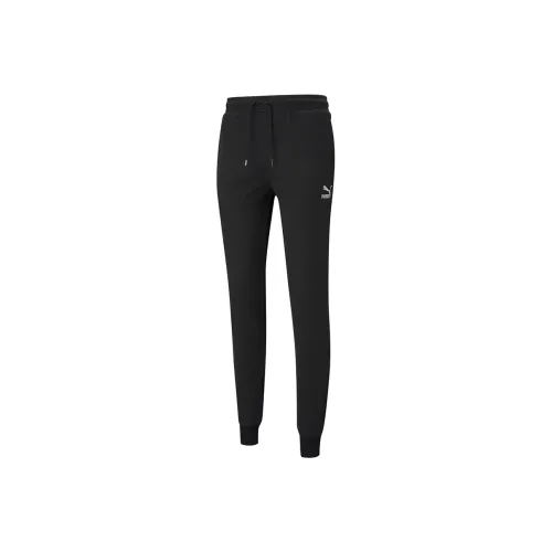 PUMA Patch Padded Hoodie Черный Мужской Вязаные Тренировочные Штаны