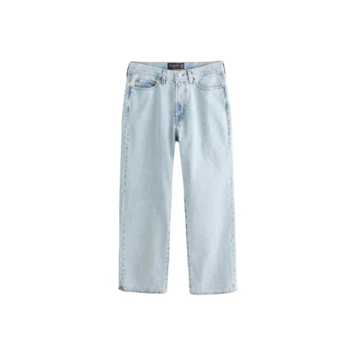 Abercrombie＆Fitch Джинсы Мужские Светлые Промытые