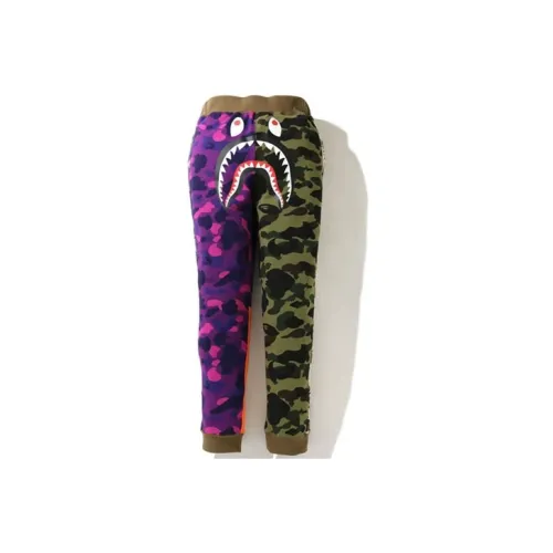 A BATHING APE Shark Series Вязаные Тренировочные Штаны Мужские Многоцветные