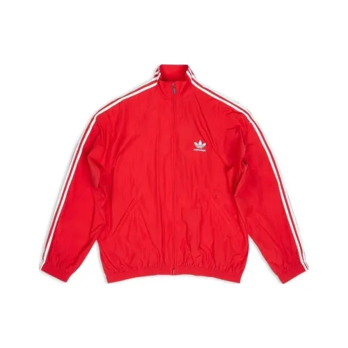 Balenciaga x Adidas Куртки и пальто свободный крой унисекс красный