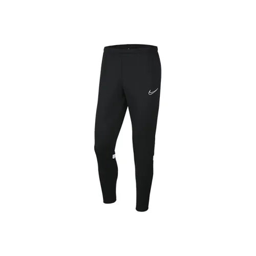 Nike Черные Мужские Вязаные Тренировочные Штаны