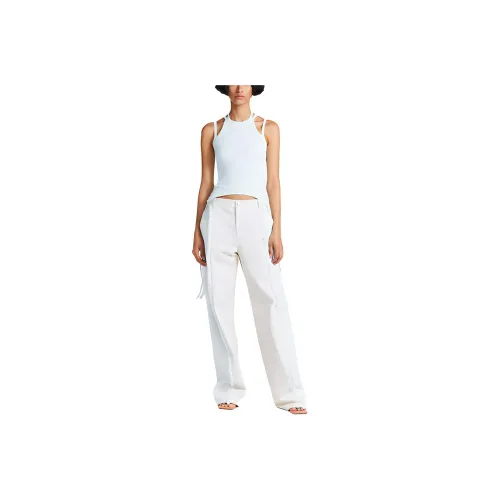 DION LEE Белые Унисекс Джинсы