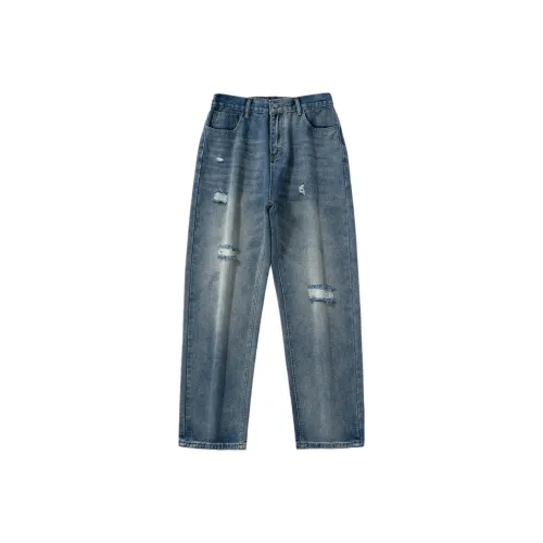 & V & Синий Мужские Джинсы