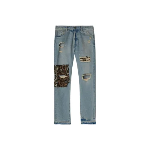 PALM ANGELS Blue Men's Jeans PALM ANGELS Синий Мужские Джинсы