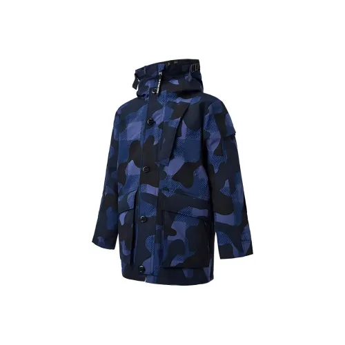 STAR RAW Синий Мужской Пуховик
