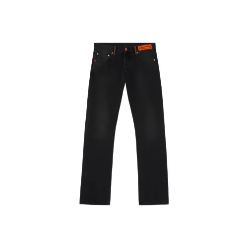 HERON PRESTON Мужские черные джинсы