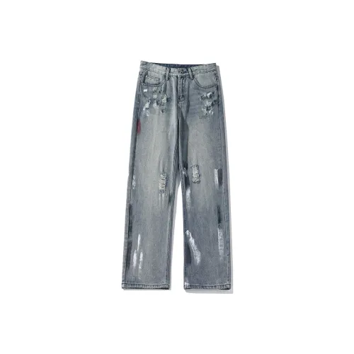 HSWLD Синие Унисекс Джинсы