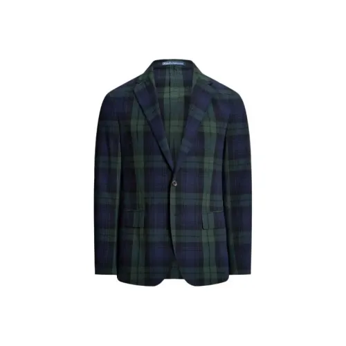 Polo Ralph Lauren POLO Soft Tailored Seersucker Куртка Куртки Пальто Мужской Темно-зеленый