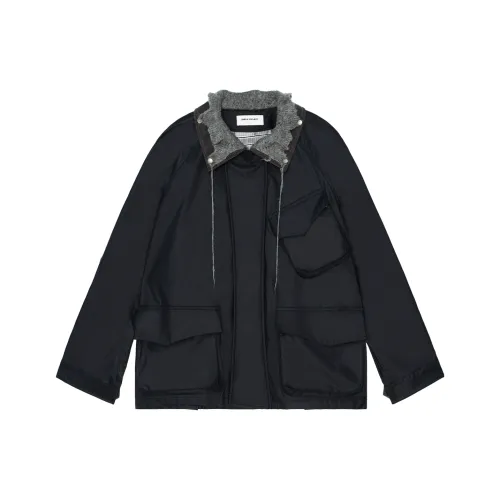 SIMPLE PROJECT Куртки Пальто Унисекс Серый