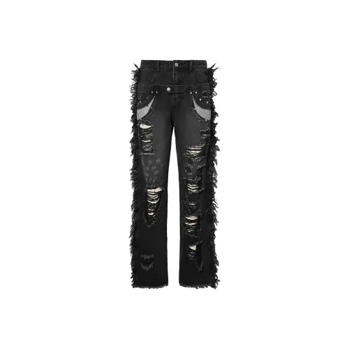 ROCAWEAR Черные Унисекс Джинсы