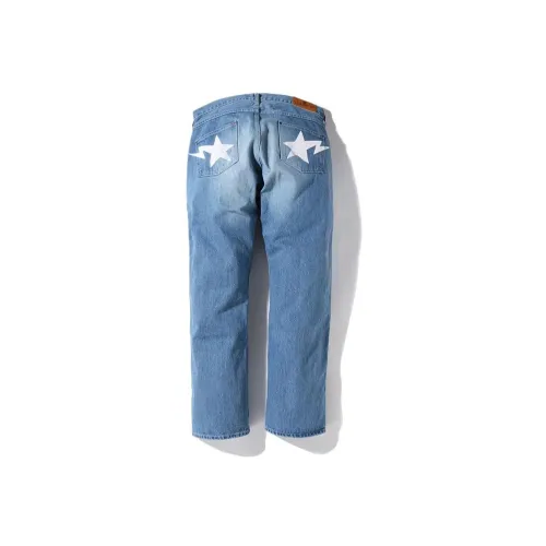 A BATHING APE Blue Men's Jeans A BATHING APE Синий Мужские Джинсы