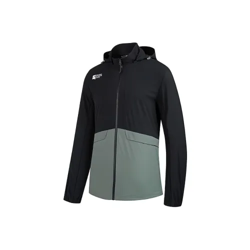 QIAODAN Тренчкот Мужской Черный Чай Iwa