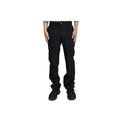 HELIOT EMIL Мужские карго-брюки черного цвета