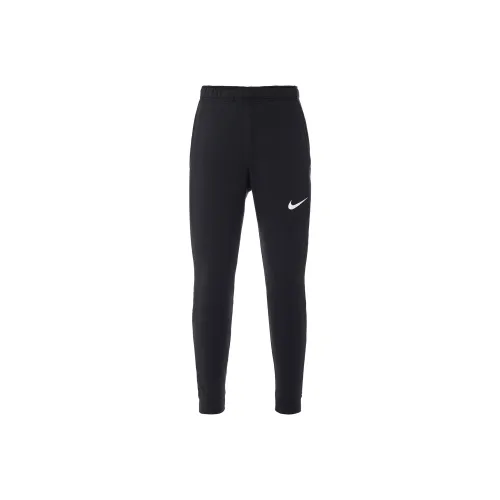 Nike Черные Мужские Вязаные Тренировочные Штаны
