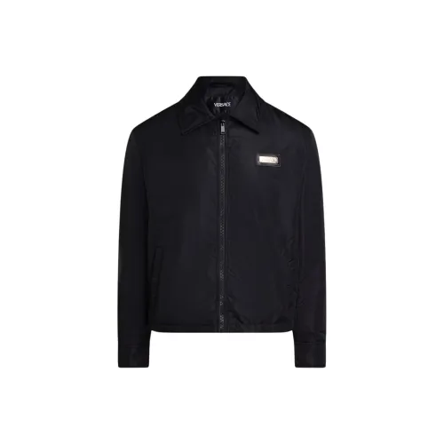 VERSACE FW23 Куртки и Пальто Мужской Черный