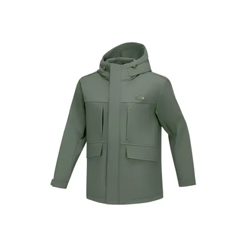 Skechers Basic Sports Series Куртка Мужская Thyme Зеленая