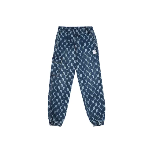 MLB Old Flower Синие Унисекс Джинсы