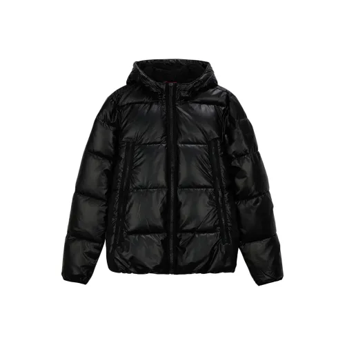 MICHAEL KORS Хлопковый пуховик Мужской Черный