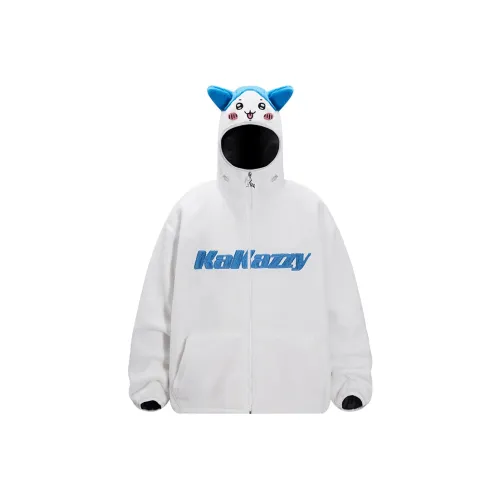 KAKAZZY Хлопковый пуховик унисекс белый