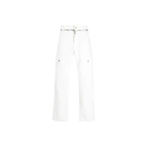 BALMAIN Белый Мужской Джинсы