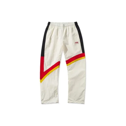 LINING Sports Life Collection Айвори Мужские Вязаные Тренировочные Штаны