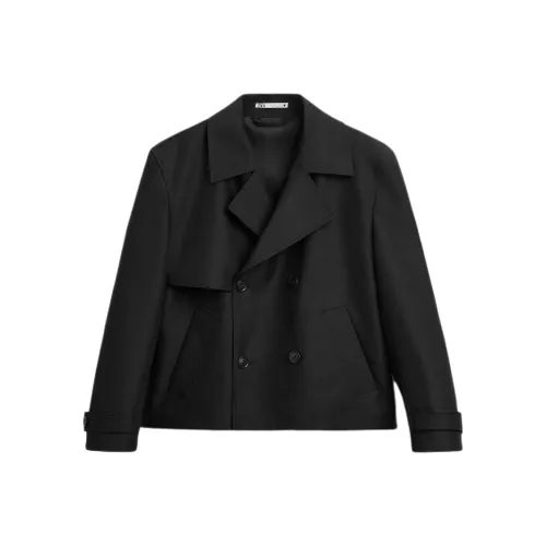 ZARA Черный Мужской Тренч