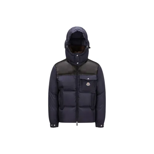 Moncler Пуховик Мужской Navy Синий