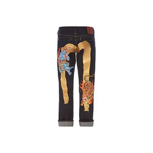 EVISU Blue Men's Jeans EVISU Синий Мужские Джинсы