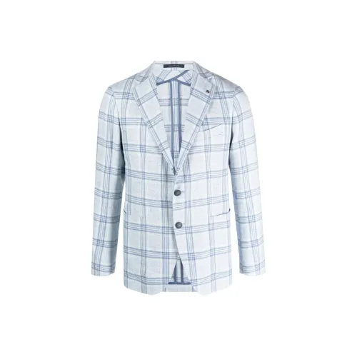 Tagliatore SS24 Куртки и Пальто Мужской Синий