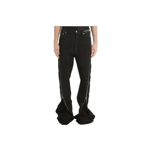 RICK OWENS совместный бренд Черные Мужские Джинсы