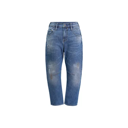 CAT Прямой крой Брюки Джинсы Мужской Индиго