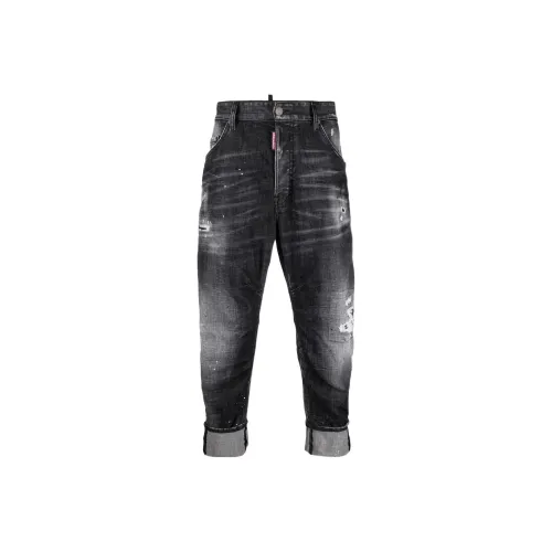 DSQUARED 2 Мужские черные джинсы