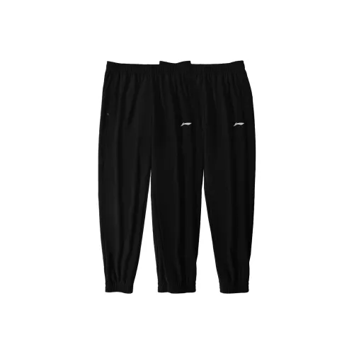 Лайнер Вязаные Тренировочные Штаны Мужские 2 Пачки Черные