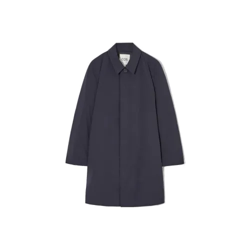 COS Тренчкот Мужской Темно-Синий