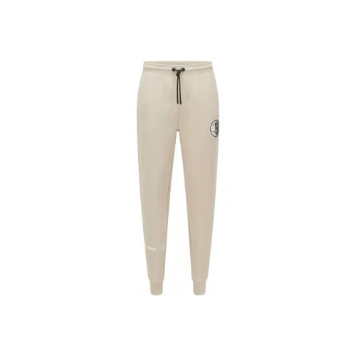 Hugo Boss HUGO BOSS x NBA Экрю Мужские Вязаные Спортивные Штаны