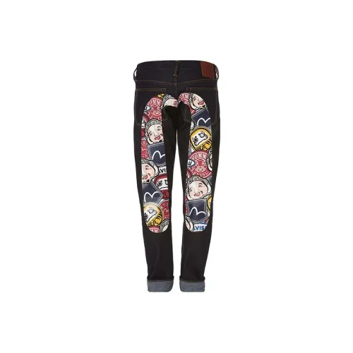 EVISU Джинсовый Синий Мужские Джинсы