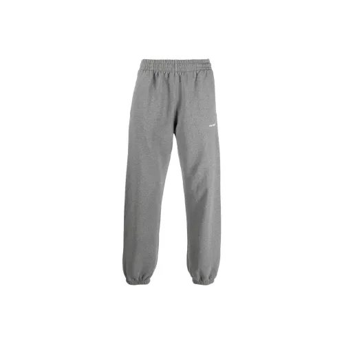 Off Белый FW22 Серый Мужские Вязаные Спортивные Штаны