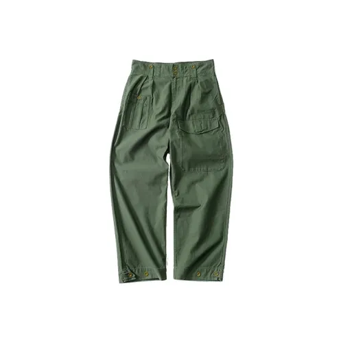 TEKABLU Повседневные брюки Мужские Армейский зеленый