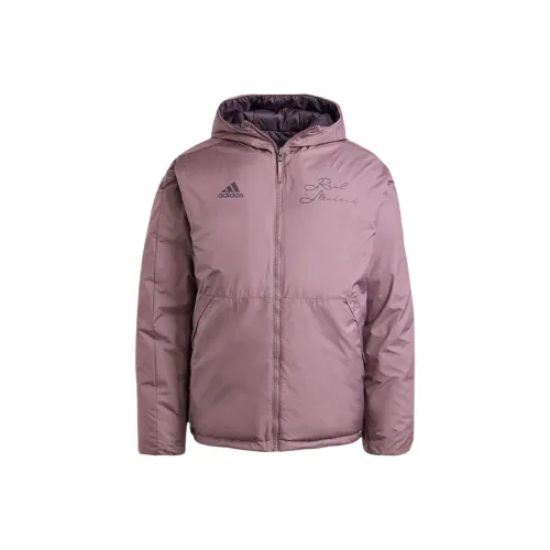 Adidas Real Madrid FW24 Down Jacket Down Jacket Men's Dark Gray Brown
