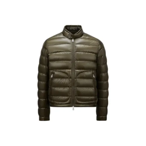 Moncler Acorus Series Пуховик Мужской Зеленый